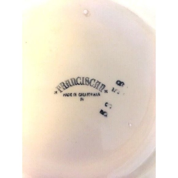 Franciscan Apple Round Vegetable Bowl 8" Half Moon Mark 1949-1953 - Picture 4 of 4